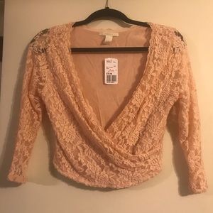 Cropped lace top Forever 21
